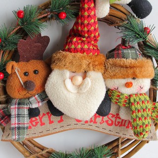 (HÀNG LOẠI 1) IK Vòng Nguyệt Quế Trang Trí Cửa Giáng Sinh, Vòng Hoa Giáng Sinh Noel Nhiều Mẫu, Size Lớn