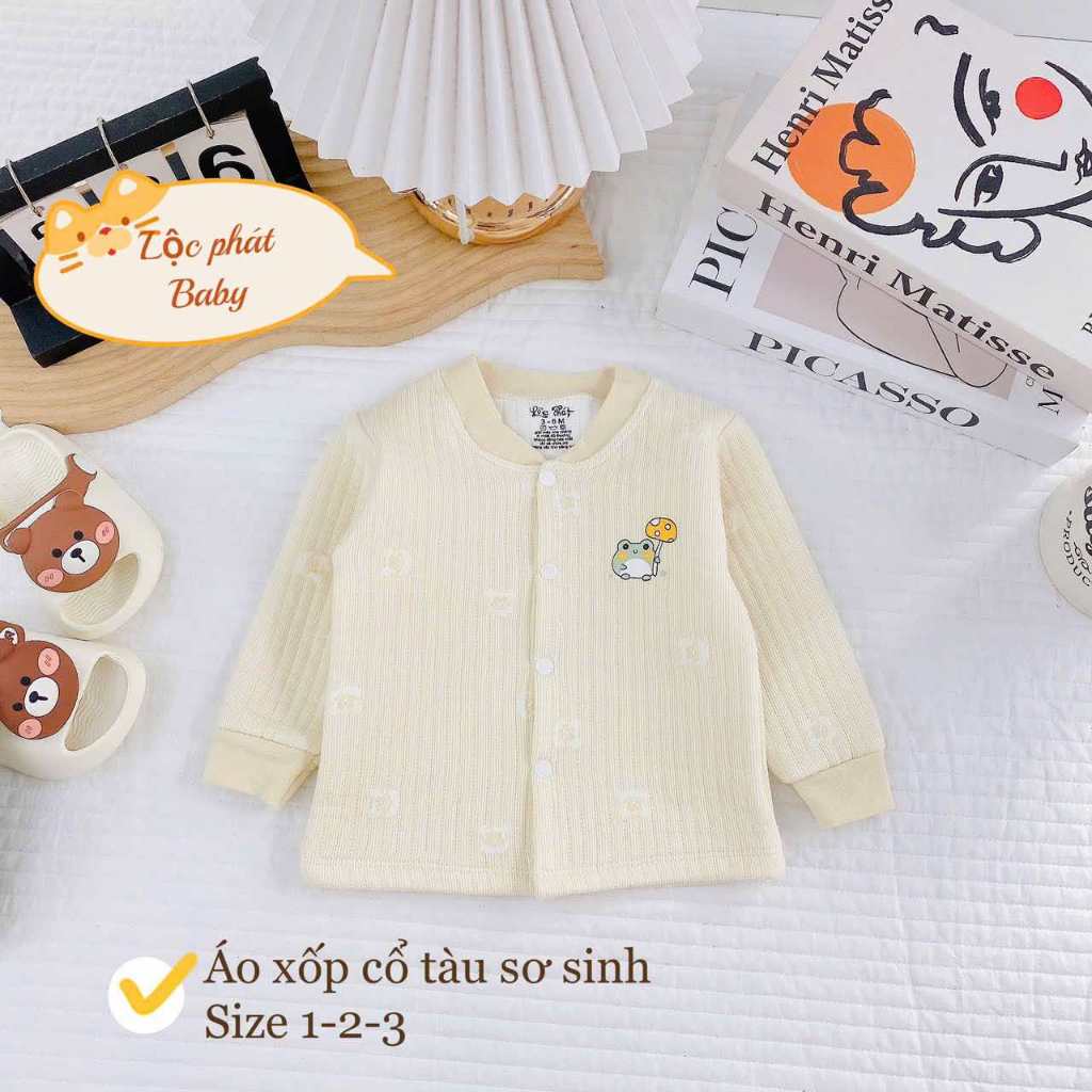 Set 2 áo khoác trần bông Lộc Phát cho bé trai, bé gái từ 3-9kg