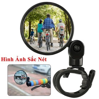 GƯƠNG XE ĐẠP 360° 1 CẶP | GƯƠNG CHIẾU HẬU XE ĐẠP, XOAY 3 TRỤC GƯƠNG TAY LÁI MTB ROAD TOURING HYBRID