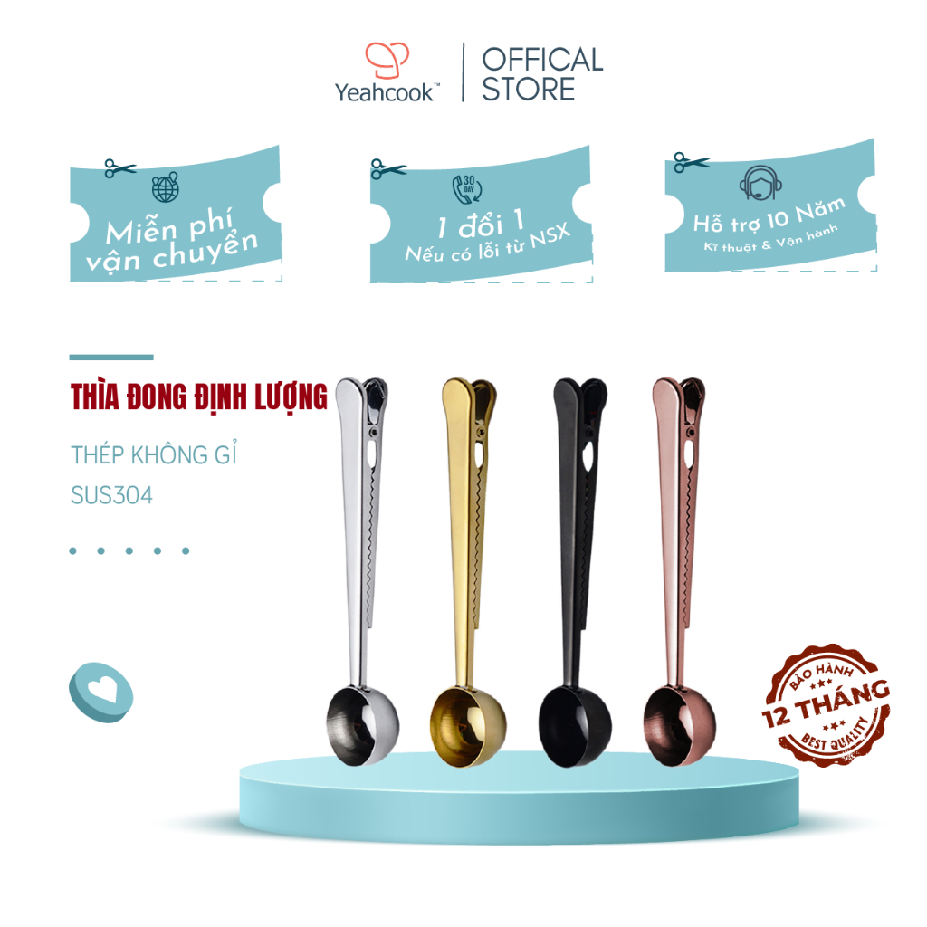 Ảnh YEAHCOOK🇻🇳 thìa đong định lượng sus 304 cao cấp tiện ích 1