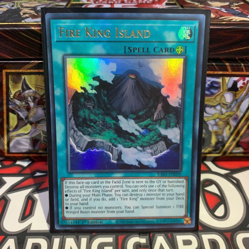 Yu-Gi-Oh! Fire King Island (UR) – RA03-EN059 Ultr Produktbild-Vorschau 3
