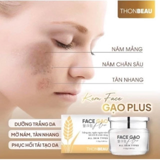 Kem Face Gạo và Serum THONBEAUTY 20ml .Chăm sóc làm đẹp da Nữ SKINCARE