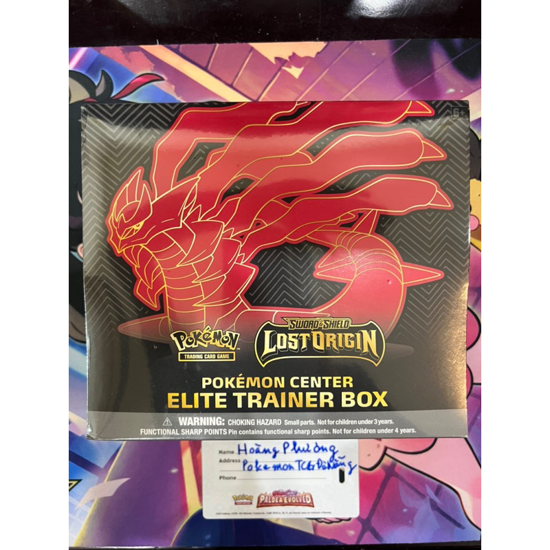 Hộp Thẻ Bài Pokemon TCG: Sword&Shield Lost Origin Elite Trainer Box ...