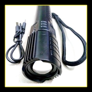 Đèn Pin Siêu Sáng YD-2319 | Bóng LED Công Suất Cao | Chống Nước, Sạc USB