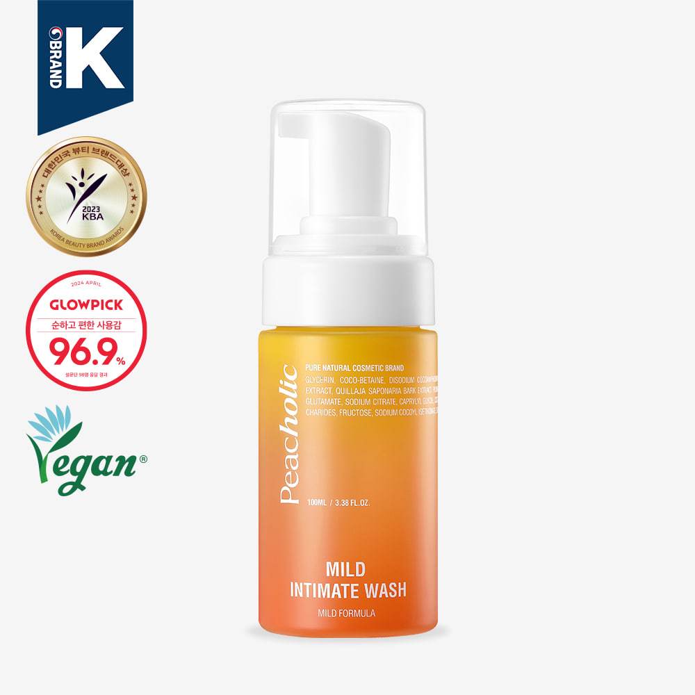 M17_ Dung Dịch Vệ Sinh Tạo Bọt Peacholic Mild Intimate Wash 100ml (Bao Bì Mới) Nữ