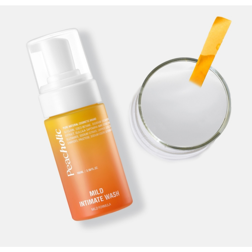 M17_ Dung Dịch Vệ Sinh Tạo Bọt Peacholic Mild Intimate Wash 100ml (Bao Bì Mới) Nữ