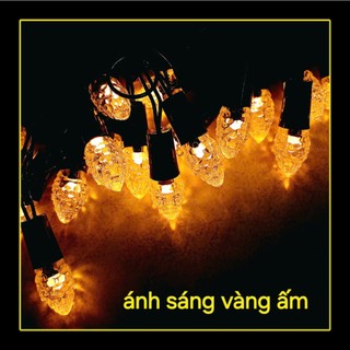 Dây Đèn LED Trang Trí 5m Ánh Sáng Vàng | Không Chớp Nháy | Dây Đèn Trang Trí Noel, Tiệc, Phòng