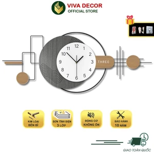 Đồng Hồ Treo Tường Xu Hướng Mới Phong Cách Bắc Âu Hiện Đại Trang Trí Nhà Cửa JJT VIVA DECOR V834