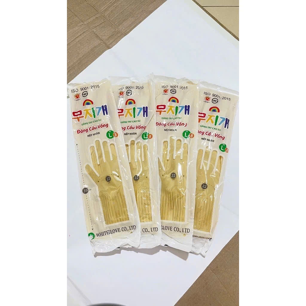 Găng tay cao su Đông Cầu Vồng đủ size S, M, L, găng tay cao su rửa chén, rửa bát, găng tay cầu vồng
