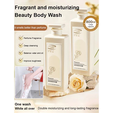 Sữa Tắm JURHOMIE 800ML, Sữa Tắm Nước Hoa Dưỡng Ẩm, Sữa Tắm Lâu Dài Hàn Quốc Thơm Nóng Thơm Cho Tắm Toàn Thân