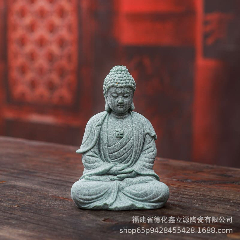 mẫu tượng Phật thiền đá decor tiểu cảnh,phong thuỷ,terrarium