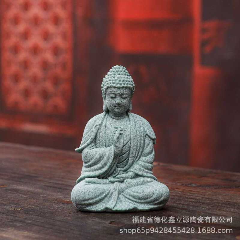 mẫu tượng Phật thiền đá decor tiểu cảnh,phong thuỷ,terrarium