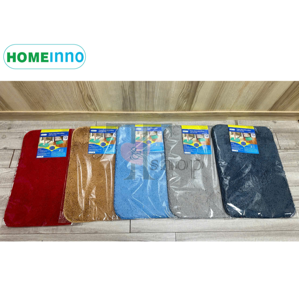 Thảm Lau Chân, Thảm Chùi Chân Chống Trơn Trượt San Hô Siêu Thấm Nước Homeinno Nhiều Kích Thước