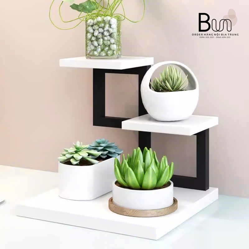 [LOẠI DÀY] Kệ Decor, Kệ Trang Trí Mini Để Bàn Hình Học Độc Đáo | Shopee ...