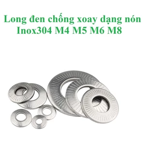 50 cái M4-M8 Long đen chống xoay dạng nón inox304