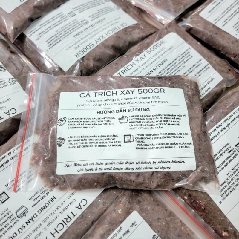 Cá Trích xay nguyên con cấp đông 500gr | Shopee Việt Nam