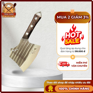Rìu Chặt Xương Nhật Akatsuki – Chặt Xương Ống Heo Bò Mạnh Mẽ, Thép 50Cr15Mov, Chính Hãng! MÃ 709