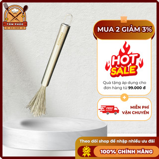 Chổi Cọ Rửa Xoong Nồi Nhật Bản – Inox 304 Chống Gỉ, Sạch Mọi Mảng Bám Cứng Đầu!