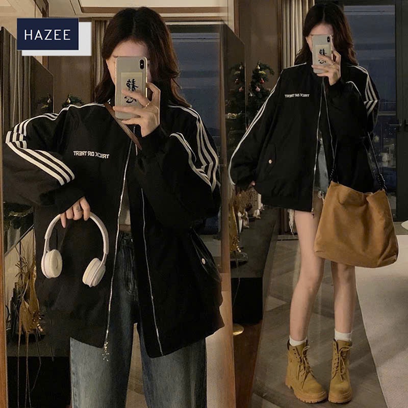 Áo khoác GIÓ Nam nữ HAZEE - Áo Khoác trần bông(FORM RỘNG) STYLE 2025