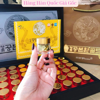 [HÀNG NỘI ĐỊA] Đông Trùng Hạ Thảo Hộp Gỗ Đen 60 Viên- Nội Địa HÀN QUỐC