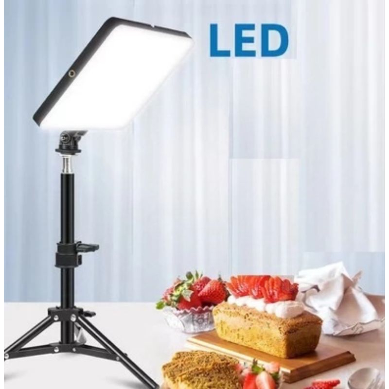 Đèn Livestream Vuông MM240 11inch có remote 3 chế độ sáng và chân 2m1 .