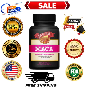 Maca Tăng cường sự dẻo dai và sức mạnh Giảm mệt mỏi và phục hồi cơ thể nhanh chóng 60 viên nang mềm