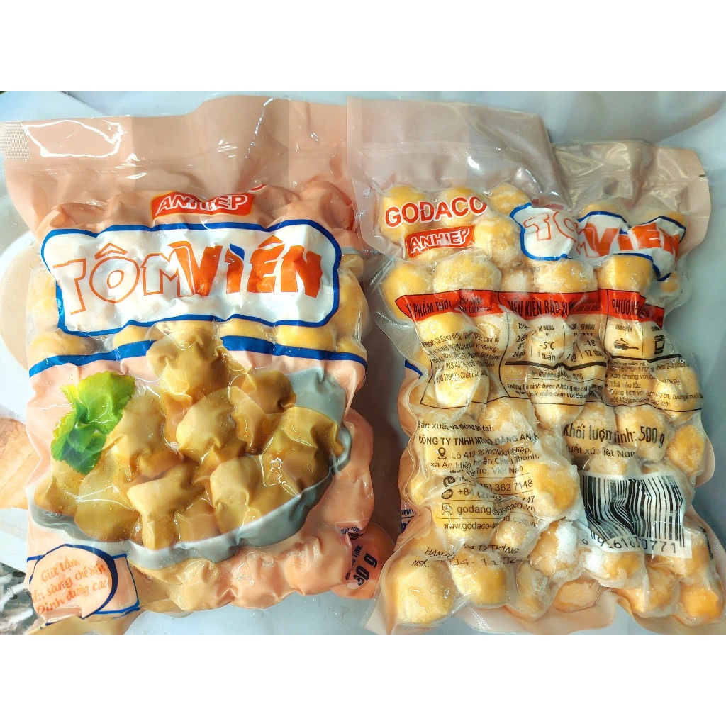 1Kg Tôm Viên Chiên dai, ngon