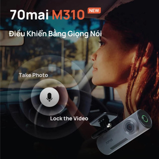 Camera hành trình 70Mai M310 Quốc tế chính hãng - Độ phân giải 2K sắc nét, giám sát đỗ xe 24H, điều khiển bằng giọng nói