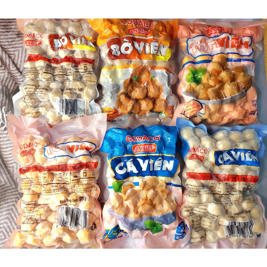 Gói 500g Cá viên Chiên ngon , rẻ