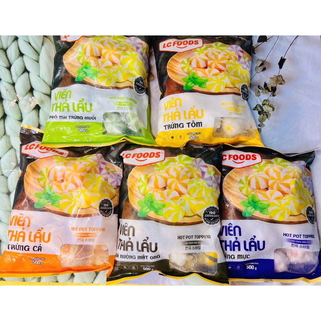 500g Bánh bao hải sản nhân tôm rong biển (màu vàng)