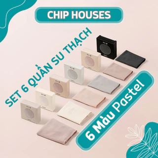 Combo 6 Quần Lót Su Thạch Băng Lụa Kháng Khuẩn Tàng Hình, Quần Lót Mặc Áo Dài Không Lộ Viền AN6135
