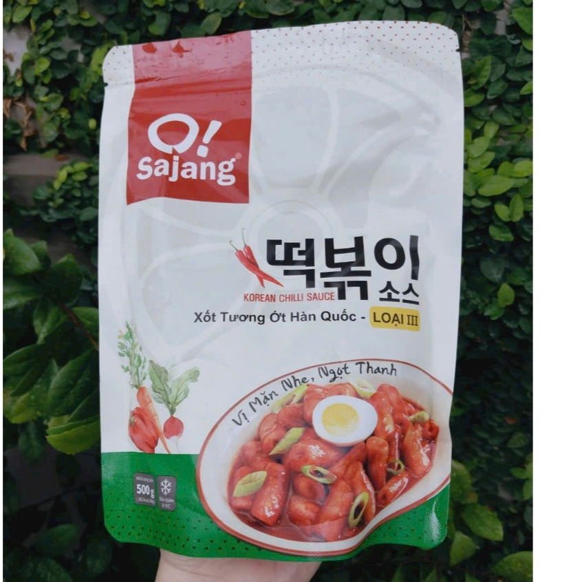 500g Sốt Tương ớt hàn quốc S3 Vị mặn nhẹ, ngọt thanh