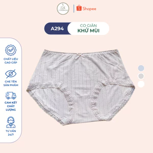 Quần sịp cotton nữ tàng hình, không lộ viền, đáy 2 lớp khử mùi A294 | THỜI TRANG 12H