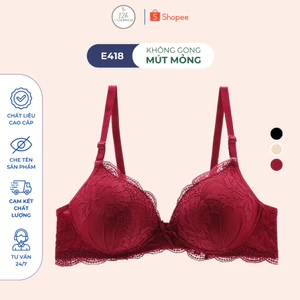 Áo ngực nữ mút vừa không gọng nâng đỡ tự nhiên không lộ viền thoải mái E418 | THỜI TRANG 12H