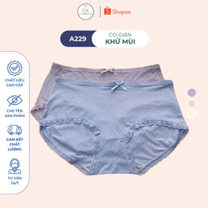 Quần chip nữ vải cotton co dãn mát mẻ A229, Đồ lót 12h