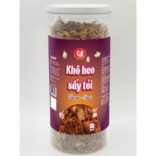 Khô Heo Sấy Tỏi C&B  món ăn vặt hàng đầu, thức ăn khô tiện lợi cho mọi nhà 100G 150G 300G