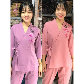 Xéo Nơ Vẽ Nữ# Đồ Lam Đi Chùa