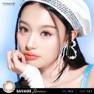 [Giá 1 chiếc - 1 bên mắt] Kính áp tròng VIVIMOON EYECONIC lens cận cho mắt giãn tròng to 14.5mm, hạn dùng 06 tháng