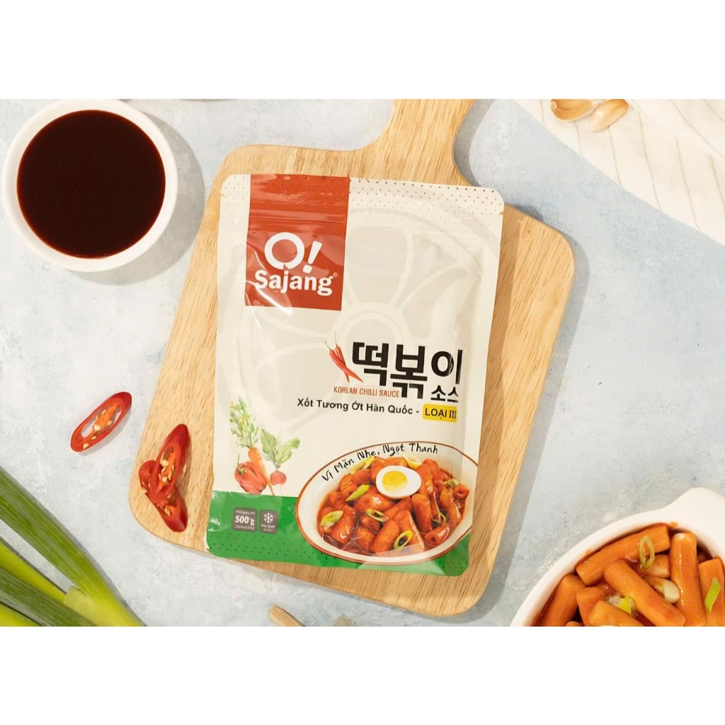 500g Sốt Tương ớt hàn quốc nêm sẵn, Vị Mặn nhẹ ngọt thanh_S3