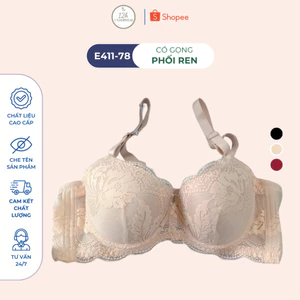Áo Ngực Mút Mỏng Có Gọng E411 - Ôm Nâng Ngực Tự Nhiên, Thoải Mái Cả Ngày, Che Mỡ Lưng Hiệu Qủa
