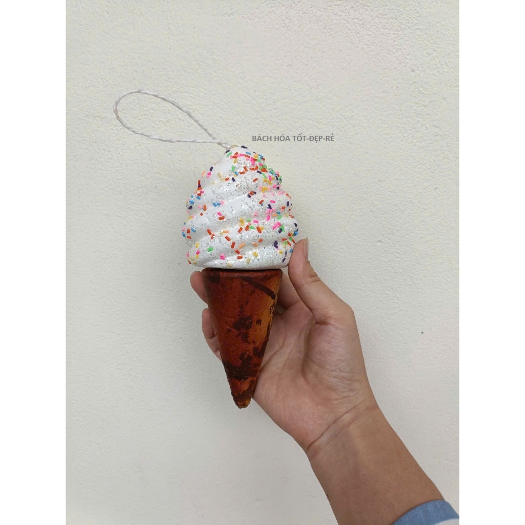 KEM ỐC QUẾ XỐP 19CM- PHỤ KIỆN TRANG TRÍ NOEL