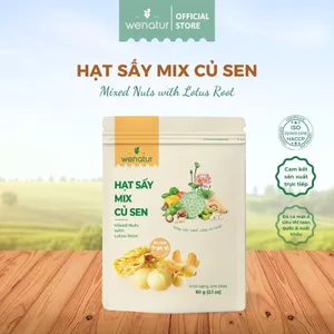 Hạt sấy mix củ sen we'natur 60g