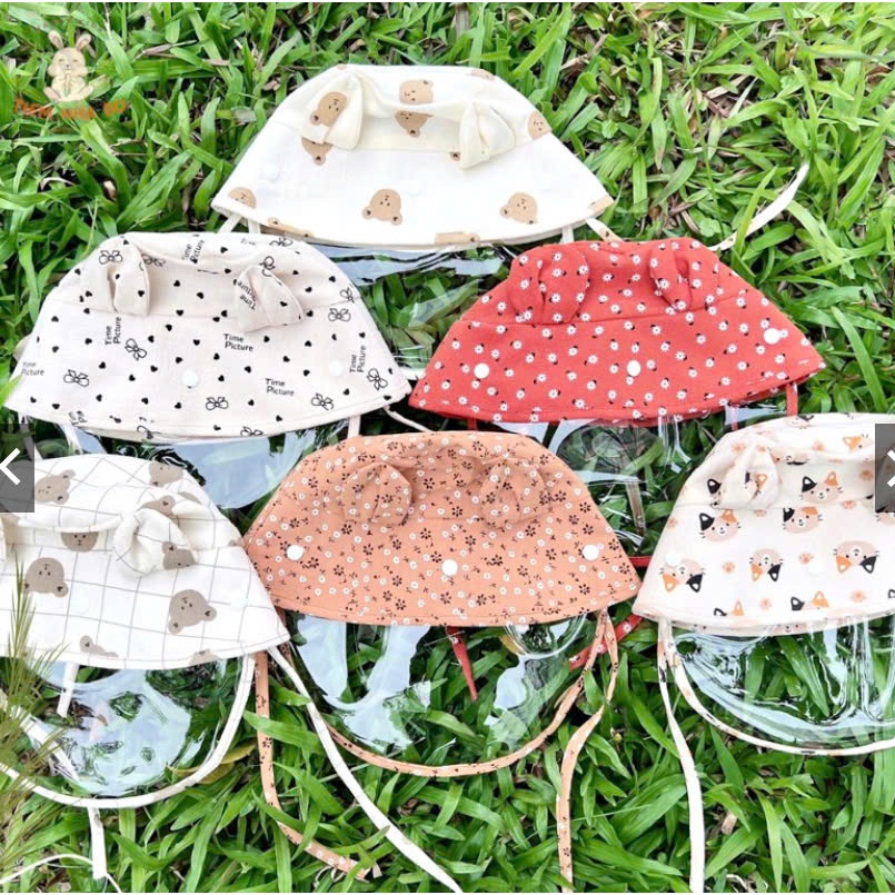 Tấm Chắn Giọt Bắn Cài Mũ Có Thể Tháo Rời Tấm Chắn Giọt Bắn Cho Người Lớn Và Trẻ Em Liena'S Closet