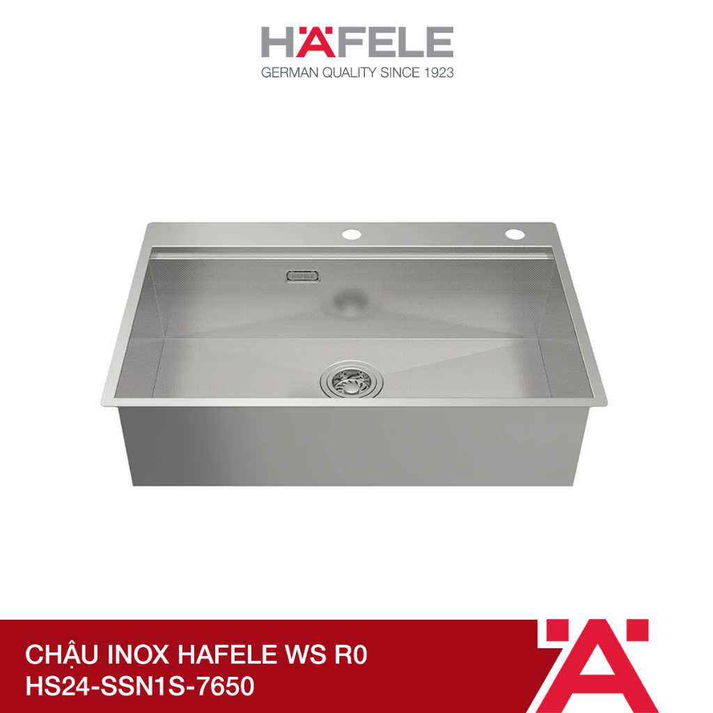 Chậu Inox Hafele WS R0 HS24-SSN1S-7650 567.20.627