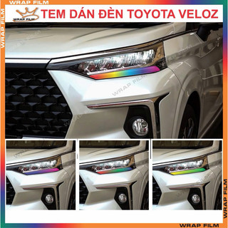 Tem dán đèn Toyota Veloz ( giá bao gồm 2 tem dán 2 bên đèn) - Tem dán cao cấp không thấm nước, không phai màu