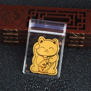 [ QUÀ TẶNG KHÁCH VIP] Miếng dán Sticker Mèo Thần Tài hút Tài Lộc May Mắn dán điện thoại ốp lưng Iphone để trong Ví