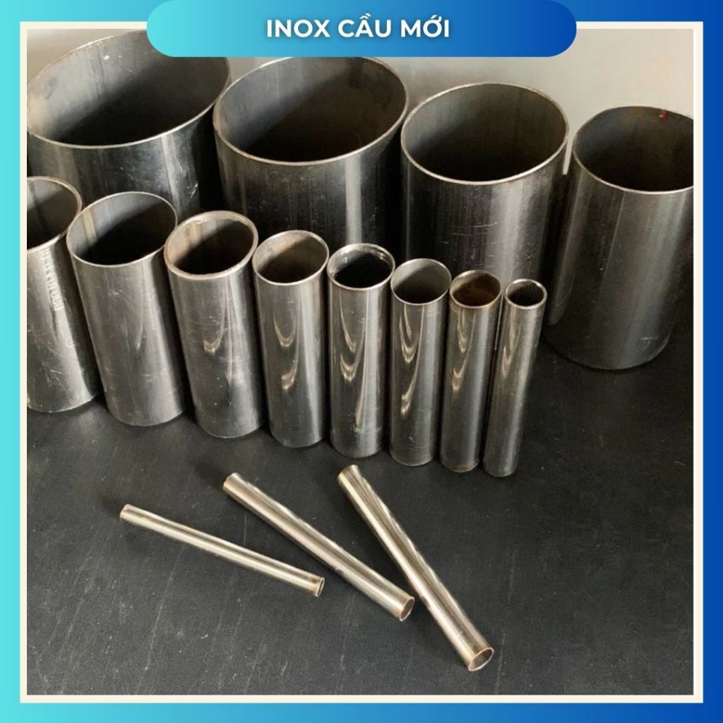 Ống Inox Tròn 304 phi 12.7 mm, Độ dày 1.0 mm, chiều dài 1m/1m2/1m5, hàng chất lượng cao từ nhà máy