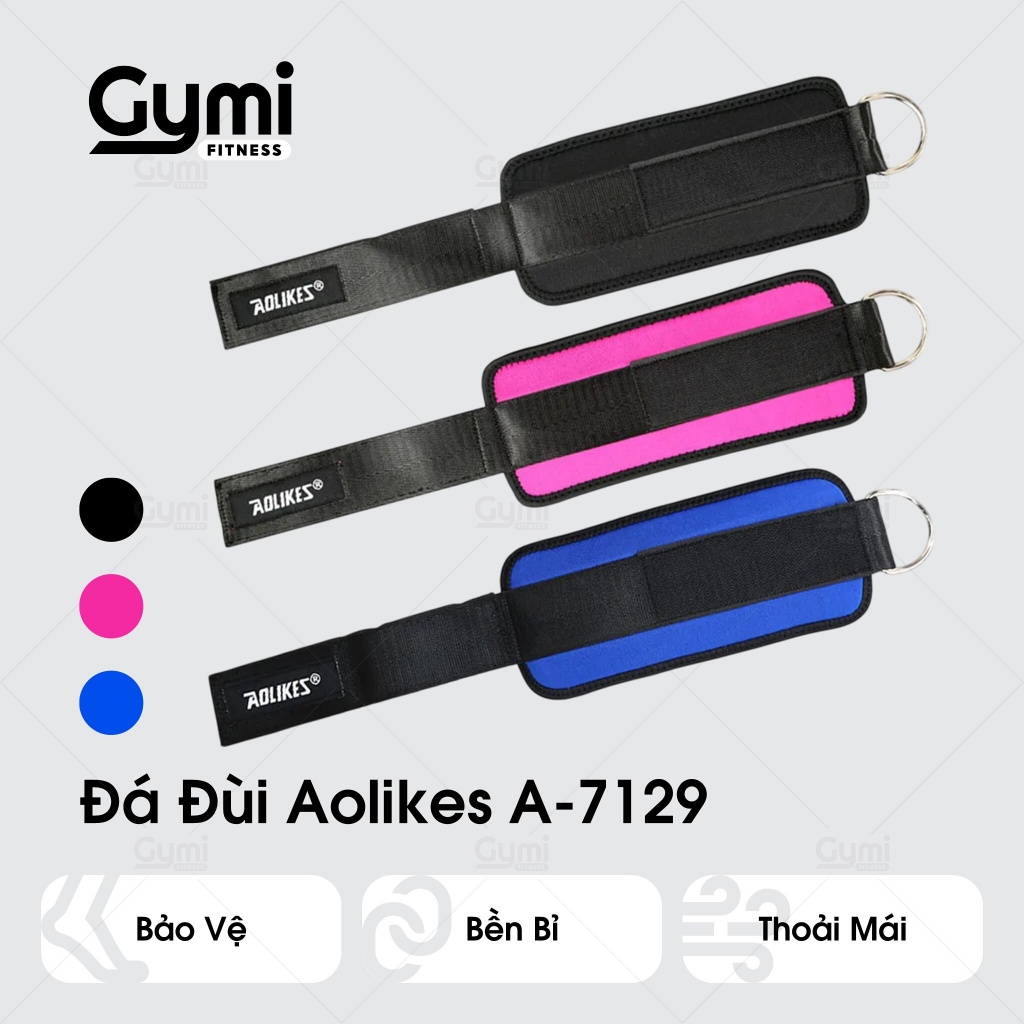 [1 Chiếc] Đá Đùi Tập Mông Aolikes A-7129 - Quấn Cổ Chân, Mắc Cá Chân Kéo Cáp - QCC-AL7129