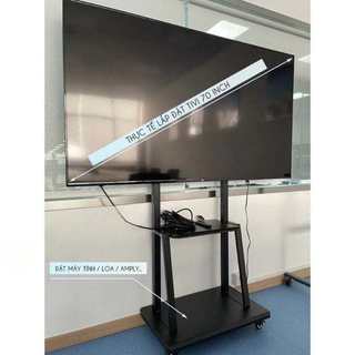 Kệ TiVi - Gía Treo TiVi Di Động Nhập Khẩu ErgoTek E1950 - Lắp TiVi 32-75inch - Mẫu Mới Nhất 2024