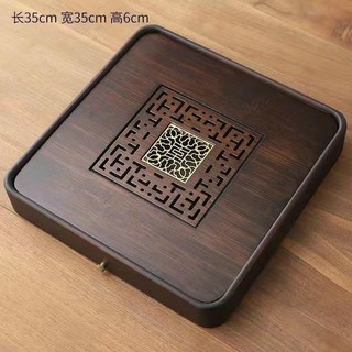Khay trà gỗ đựng ấm chén, bộ bình nước để bàn nhiều kích thước, khắc nhiều họa tiết - Gốm Việt